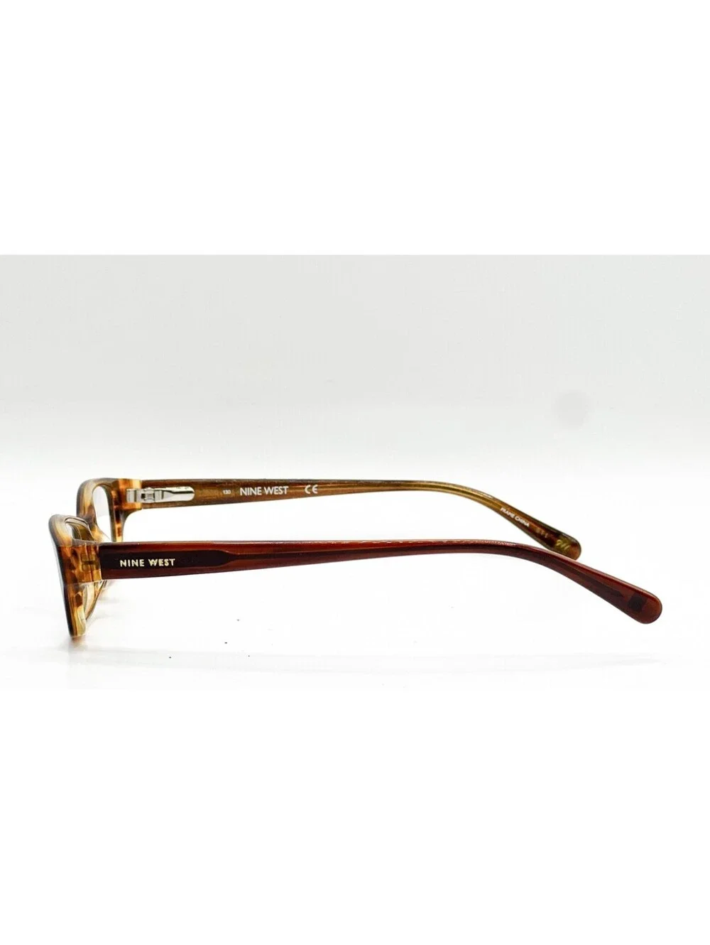 Nine West Nw5014 222 Brown Shimmer Authentic Eyeglasses 51-17-130